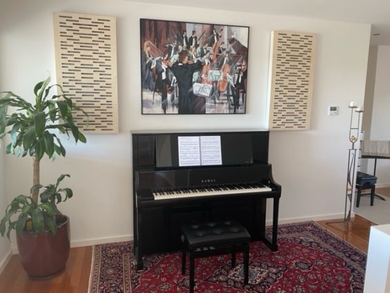BA120 Acoustic panel Piano room