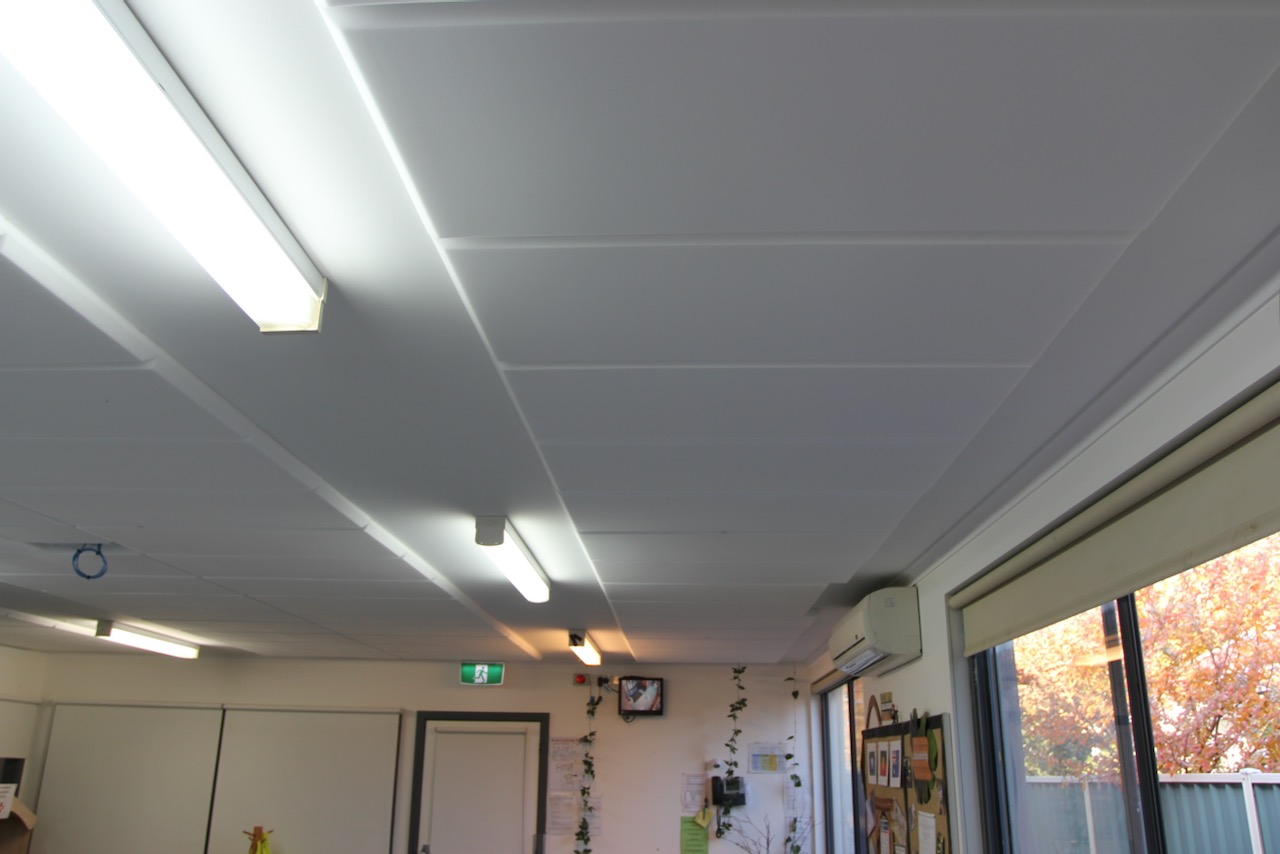 White Ceiling Acoustic Panels